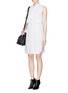 Figure View - Click To Enlarge - PROENZA SCHOULER - Layered bodice piqué dress