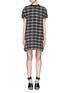 Main View - Click To Enlarge - PROENZA SCHOULER - Plaid check print crepe dress