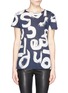 Main View - Click To Enlarge - PROENZA SCHOULER - Scibble letter print T-shirt