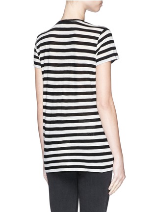 Back View - Click To Enlarge - PROENZA SCHOULER - Stripe t-shirt