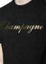 Detail View - Click To Enlarge - 71465 - 'Champagne' metallic print T-shirt