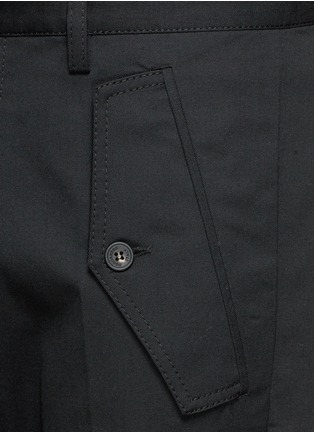 Detail View - Click To Enlarge - 71465 - Flap pocket stretch gabardine pants