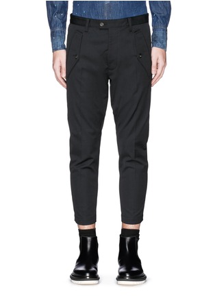 Main View - Click To Enlarge - 71465 - Flap pocket stretch gabardine pants