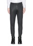 Main View - Click To Enlarge - 71465 - 'Dean' leather effect sweatpants