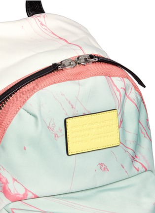 Detail View - Click To Enlarge - MARC BY MARC JACOBS - 'Domo Arigato Packrat' marble print backpack