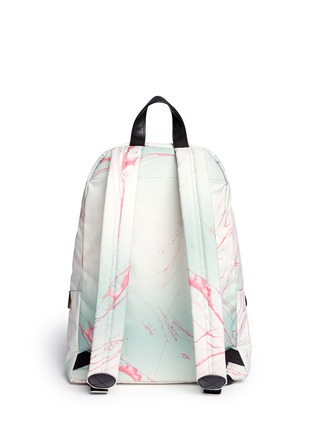 Back View - Click To Enlarge - MARC BY MARC JACOBS - 'Domo Arigato Packrat' marble print backpack