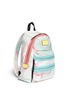 Front View - Click To Enlarge - MARC BY MARC JACOBS - 'Domo Arigato Packrat' marble print backpack