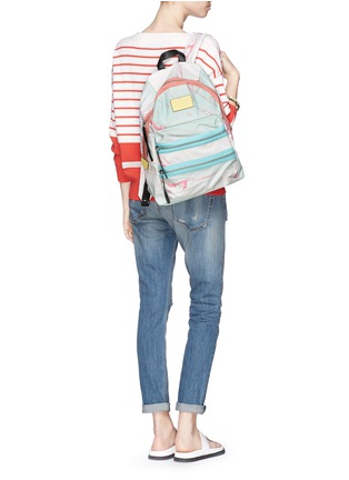 Figure View - Click To Enlarge - MARC BY MARC JACOBS - 'Domo Arigato Packrat' marble print backpack