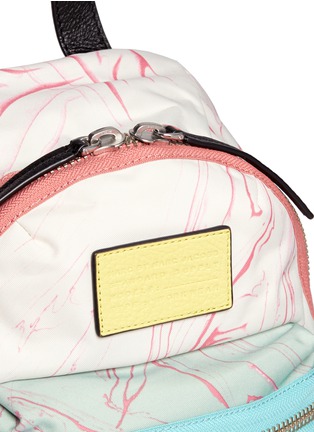 Detail View - Click To Enlarge - MARC BY MARC JACOBS - Domo Arigato mini Packrat' marble print backpack