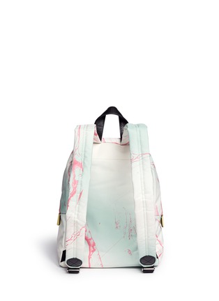 Back View - Click To Enlarge - MARC BY MARC JACOBS - Domo Arigato mini Packrat' marble print backpack