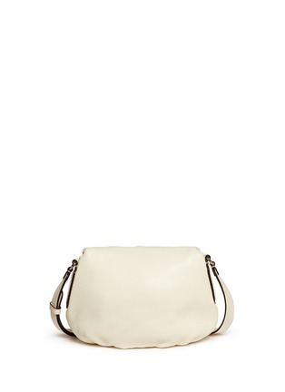 Back View - Click To Enlarge - MARC BY MARC JACOBS - 'New Q mini Natasha' grommet perforated leather hobo bag