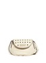 Main View - Click To Enlarge - MARC BY MARC JACOBS - 'New Q mini Natasha' grommet perforated leather hobo bag