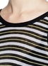 Detail View - Click To Enlarge - T BY ALEXANDER WANG - Stripe linen tank dress