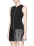 Front View - Click To Enlarge - T BY ALEXANDER WANG - Seamed stretch twill tank top