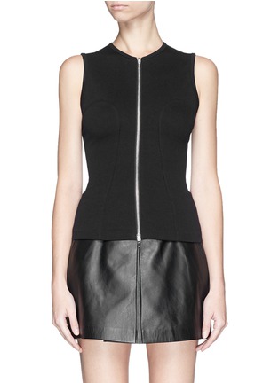 Main View - Click To Enlarge - T BY ALEXANDER WANG - Seamed stretch twill tank top
