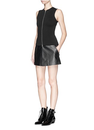 Figure View - Click To Enlarge - T BY ALEXANDER WANG - Seamed stretch twill tank top