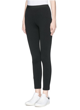 Front View - Click To Enlarge - T BY ALEXANDER WANG - Double knit twill leggings