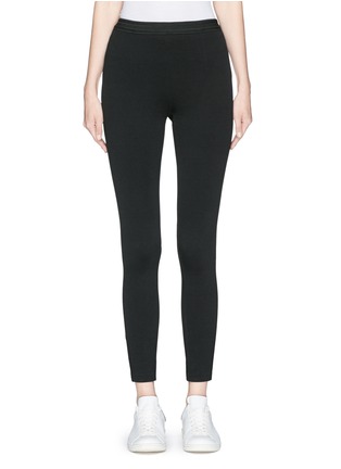 Main View - Click To Enlarge - T BY ALEXANDER WANG - Double knit twill leggings