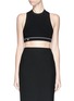 Main View - Click To Enlarge - T BY ALEXANDER WANG - Rib knit cropped top