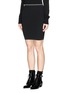 Front View - Click To Enlarge - T BY ALEXANDER WANG - Rib knit pencil skirt