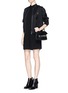 Figure View - Click To Enlarge - T BY ALEXANDER WANG - Silk collared shirt dress