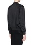 Back View - Click To Enlarge - T BY ALEXANDER WANG - Stretch silk twill bomber jacket