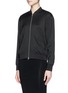 Front View - Click To Enlarge - T BY ALEXANDER WANG - Stretch silk twill bomber jacket