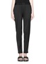 Main View - Click To Enlarge - T BY ALEXANDER WANG - Stretch silk blend twill track pants