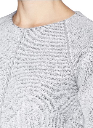 Detail View - Click To Enlarge - T BY ALEXANDER WANG - French terry scuba jersey sweatshirt
