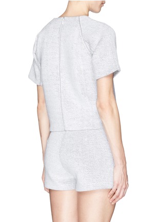 Back View - Click To Enlarge - T BY ALEXANDER WANG - French terry scuba jersey sweatshirt