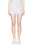 Main View - Click To Enlarge - T BY ALEXANDER WANG - French terry overlay scuba jersey shorts
