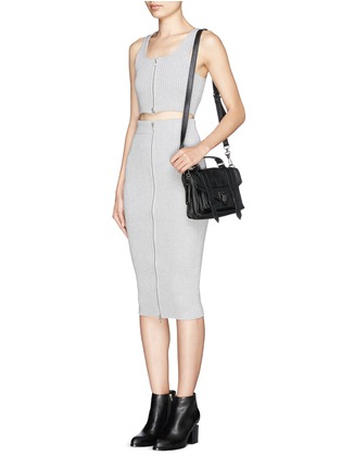 Figure View - Click To Enlarge - T BY ALEXANDER WANG - Rib knit cropped tank top