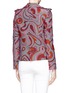 Back View - Click To Enlarge - EMILIO PUCCI - Dot swirl cloqué military jacket