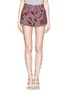 Main View - Click To Enlarge - EMILIO PUCCI - Dot swirl cloqué shorts