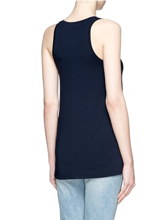 Back View - Click To Enlarge - VINCE - Drape stretch jersey tank top