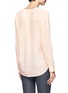 Back View - Click To Enlarge - VINCE - Layered placket blouse