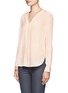 Front View - Click To Enlarge - VINCE - Layered placket blouse