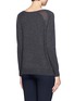 Back View - Click To Enlarge - VINCE - Sheer panel raglan sweater