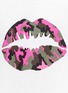 Detail View - Click To Enlarge - MARKUS LUPFER - Fluorescent camouflage smacker lip T-shirt