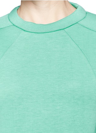 Detail View - Click To Enlarge - WHISTLES - Structured neoprene sweatshirt