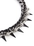 Detail View - Click To Enlarge - JOOMI LIM - Skull spike cotton braid necklace