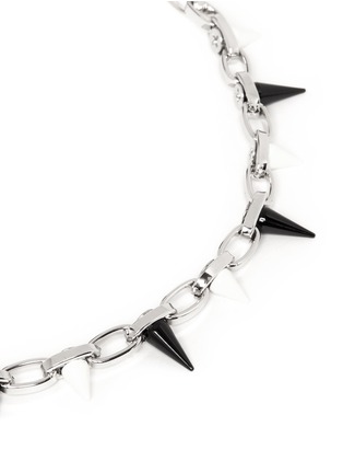 Detail View - Click To Enlarge - JOOMI LIM - 'White Out' spike chain necklace