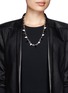 Figure View - Click To Enlarge - JOOMI LIM - 'White Out' spike chain necklace