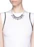 Figure View - Click To Enlarge - JOOMI LIM - Crystal pearl double strand necklace