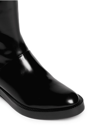 Detail View - Click To Enlarge - ALEXANDER WANG - 'Liberty' shiny leather boots
