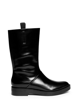 Main View - Click To Enlarge - ALEXANDER WANG - 'Liberty' shiny leather boots
