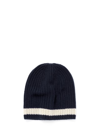 Main View - Click To Enlarge - ALEX MILL - Stripe cashmere beanie