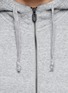 Detail View - Click To Enlarge - WHITE MOUNTAINEERING - Fleece lining zip up hoodie