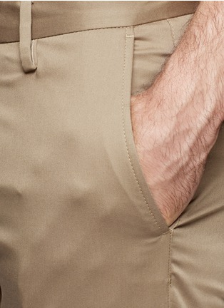 Detail View - Click To Enlarge - ACNE STUDIOS - Max Satin stretch slim-leg chinos