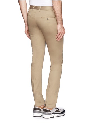 Back View - Click To Enlarge - ACNE STUDIOS - Max Satin stretch slim-leg chinos